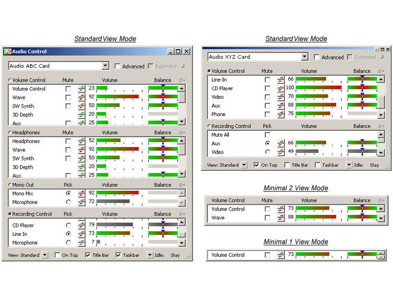 Audio Control Screenshot